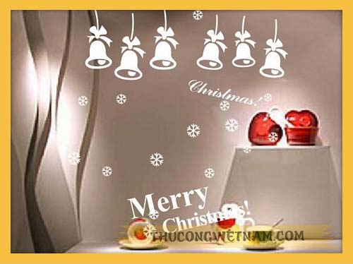 Giấy dán kính, dán tường giáng sinh 05